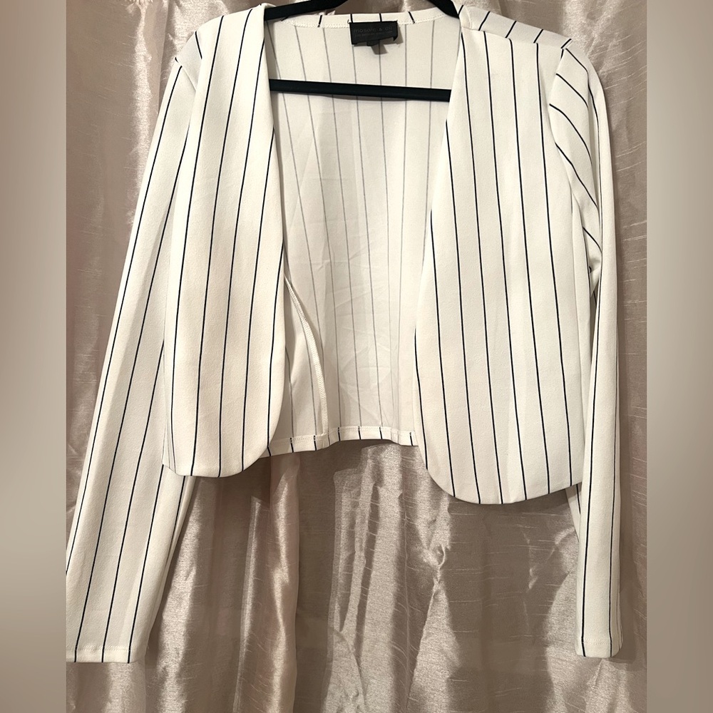 Pinstripe Blazer